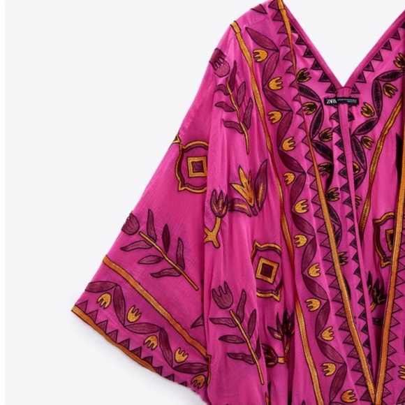 Zara Embroidered Kimono - Picture 5 of 5